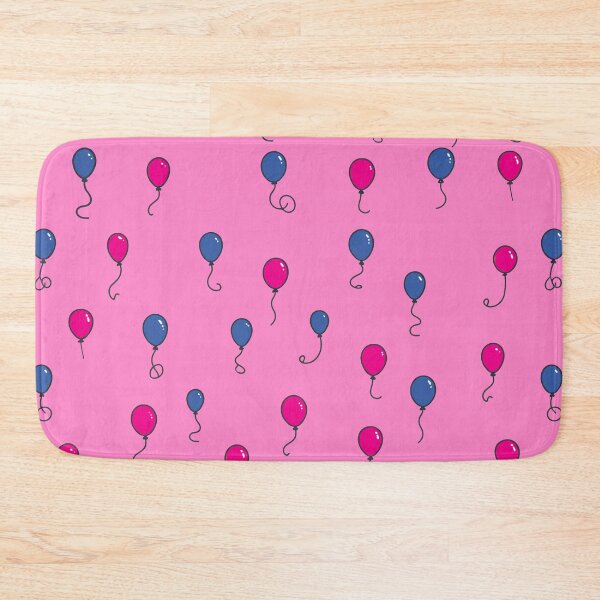 Item preview, sweet cute colorful balloons pink and blue designed and sold by e-milka.