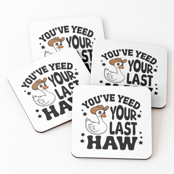 Item preview, You've Yeed Your Last Haw! Funny Cowboy Goose designed and sold by PMCreative.