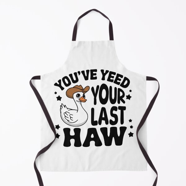 Item preview, You've Yeed Your Last Haw! Funny Cowboy Goose designed and sold by PMCreative.