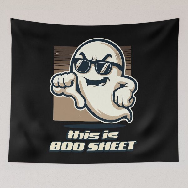 Item preview, Funny Halloween Boo Sheet Ghost Design designed and sold by LuminOrb.