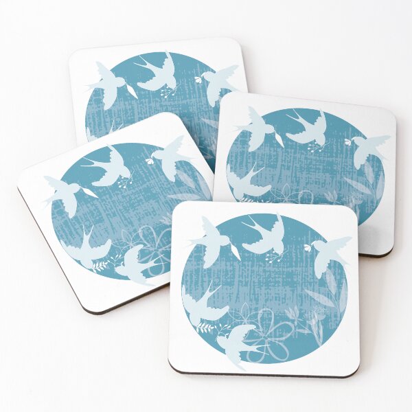 Item preview, Blue Birds designed and sold by FlowerCloud.