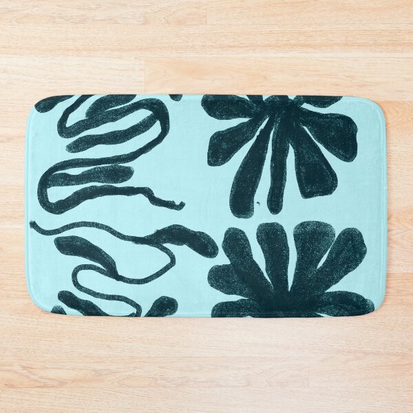 Item preview, Blue and Teal Boho Abstract Flower designed and sold by bowsbotanicals.
