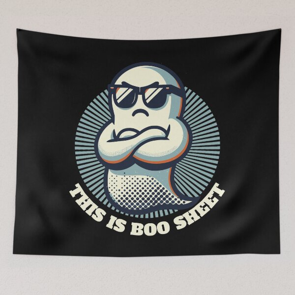 Item preview, Funny Halloween This Is Boo Sheet Ghost Vibe designed and sold by LuminOrb.