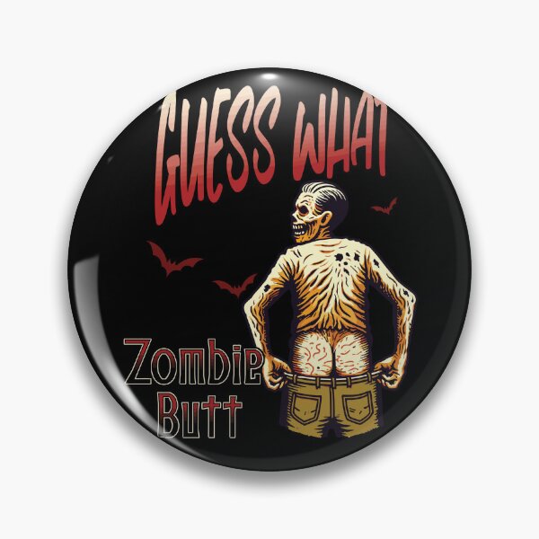 Item preview, Guess What Zombie Butt Halloween Fun designed and sold by LuminOrb.