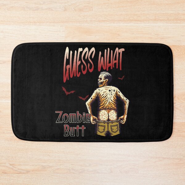 Item preview, Guess What Zombie Butt Halloween Fun designed and sold by LuminOrb.
