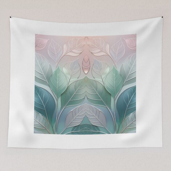 Item preview,  Elegant pastel leaf  designed and sold by NolineXpression.