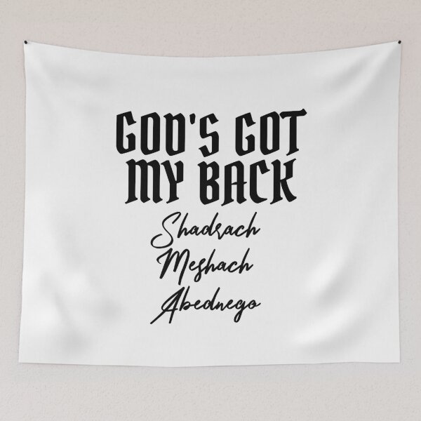 Item preview, God's Got My Back,Christian Men's Design, Bible Verse Quotes designed and sold by mattlee20.