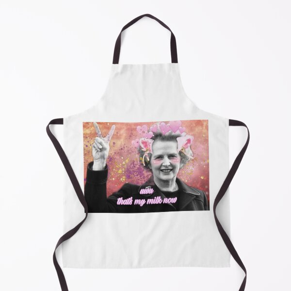 Item preview, UwU That's My Milk Now! History Meme Catgirl Maggie Thatcher designed and sold by feardeargcrafts.
