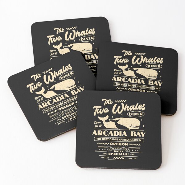 Item preview, The Two Whales Diner Emblem designed and sold by Lagelantee.