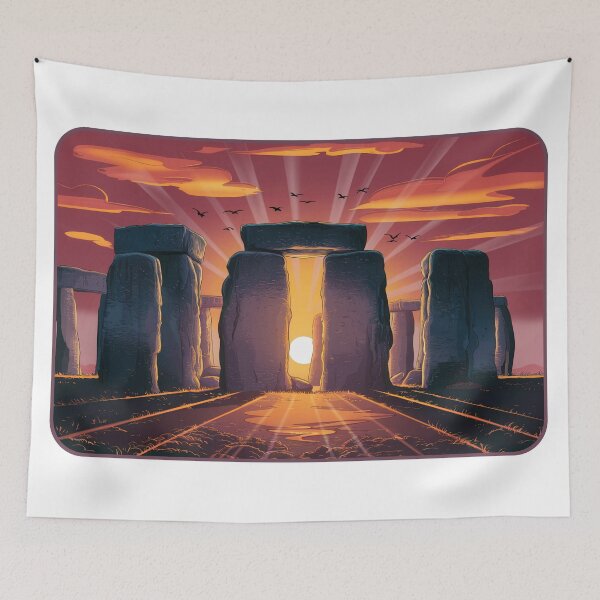 Item preview, Stonehenge Sunset designed and sold by Angry Swan Designs.