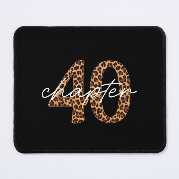 Item preview, 40th Birthday, chapter 40, leopard print designed and sold by iclipart.