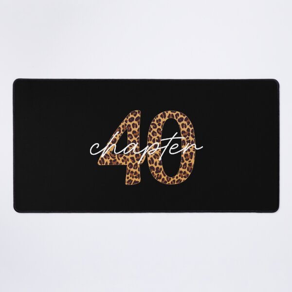 Item preview, 40th Birthday, chapter 40, leopard print designed and sold by iclipart.