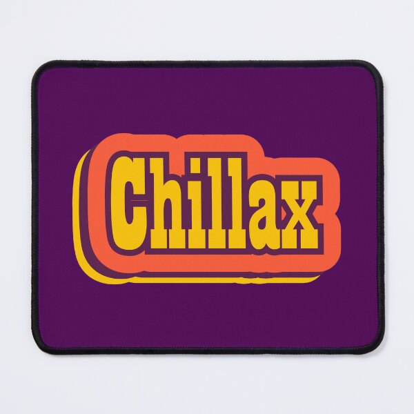 Item preview, Chillax Retro Typography, Vintage Slang Word designed and sold by ArtNoveltee.