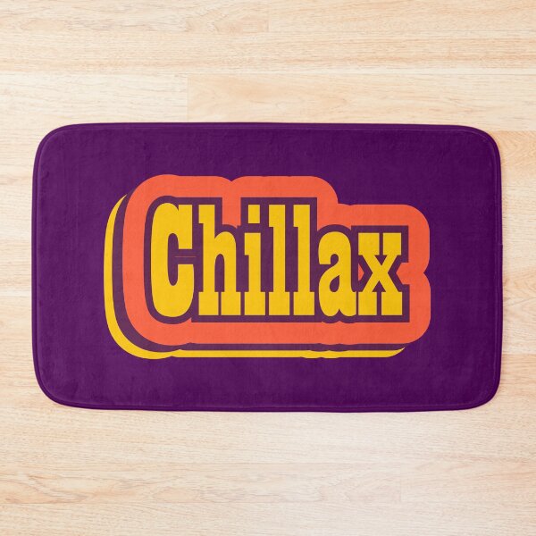 Item preview, Chillax Retro Typography, Vintage Slang Word designed and sold by ArtNoveltee.