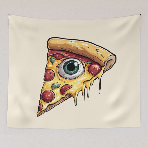Item preview, Eye on the Pizza Slice designed and sold by Konkam.