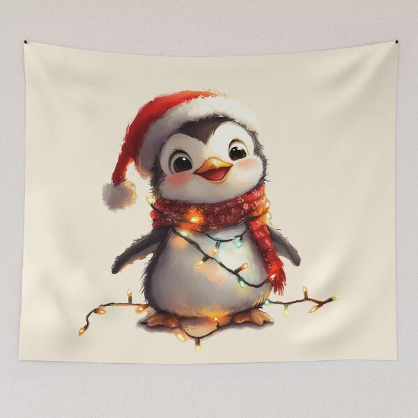 Item preview, Festive Christmas Cute Penguin designed and sold by Konkam.