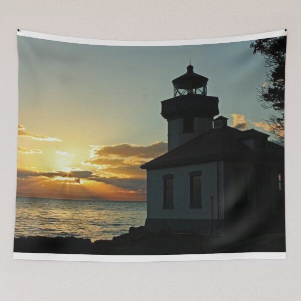 Item preview, Light House Sunset  designed and sold by UmbreMoon.