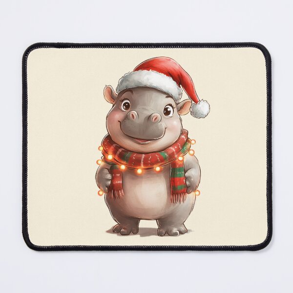 Item preview, Festive Christmas Hippo Moo deng Joy designed and sold by Konkam.