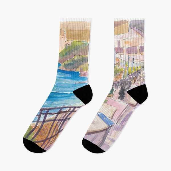 Item preview, Amalfi Seaview Cafe Overlooking the Gulf of Salerno designed and sold by artshop77.