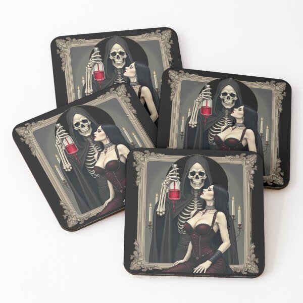 Item preview, Eternal Bond: The Seductive Mistress and The Grim Reaper's Elixir designed and sold by marvinismyname.