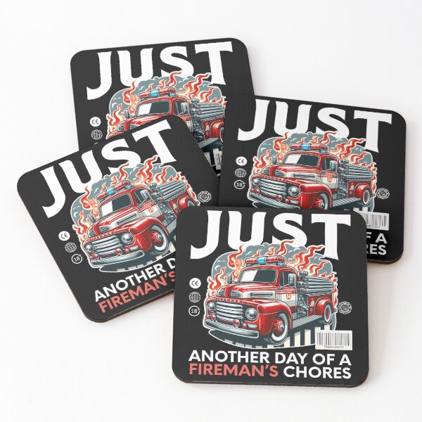 Item preview, Just another day of a fireman's chores designed and sold by Peerless-Prime.