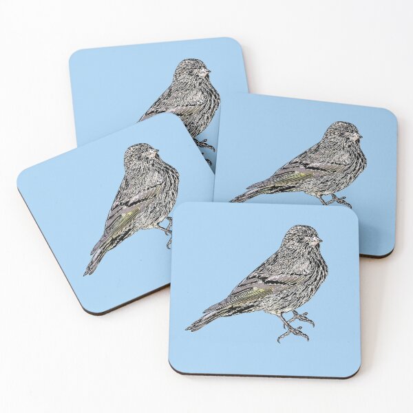 Item preview, Pine Siskin Black Alternate Design  designed and sold by designsasstultd.