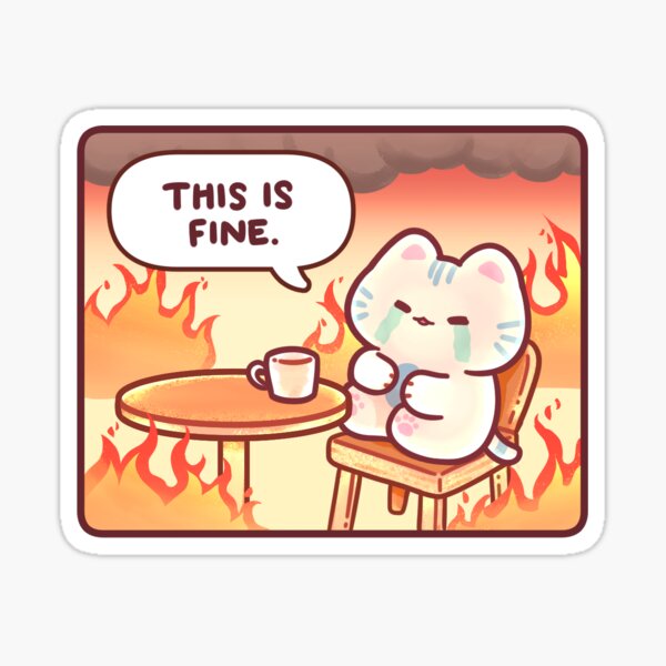 Item preview, This is Fine designed and sold by leenhiddles.