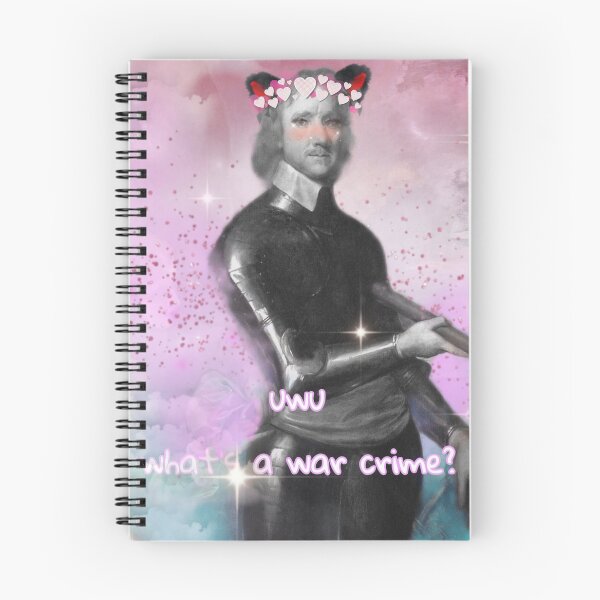 Item preview, UwU what's a war crime? History Meme Catboy Oliver Cromwell designed and sold by feardeargcrafts.