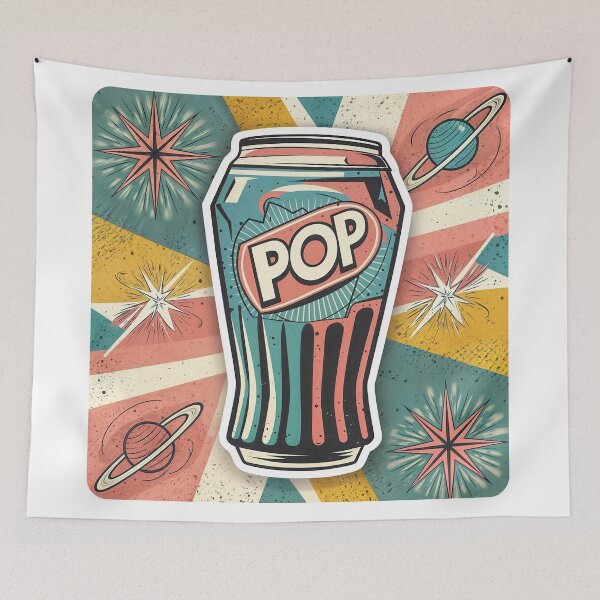 Item preview, Sticker T-Shirt Design Trending: SODA CAN designed and sold by ForeverPrintsOK.