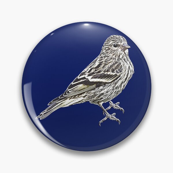 Item preview, Pine Siskin White Alternate Design  designed and sold by designsasstultd.