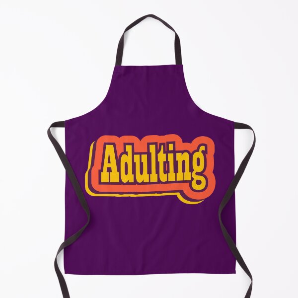 Item preview, Adulting Retro Typography, Vintage Slang Word designed and sold by ArtNoveltee.