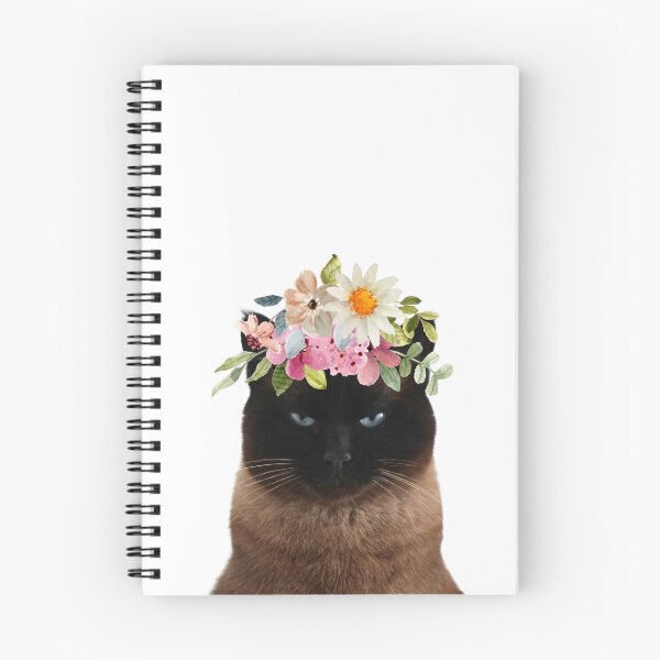 Item preview, Floral Crowned Cat designed and sold by memisiArt.