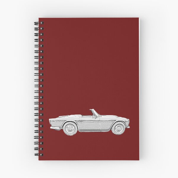 Item preview, Triumph TR4 1960s classic car side view monochrome designed and sold by soitwouldseem.