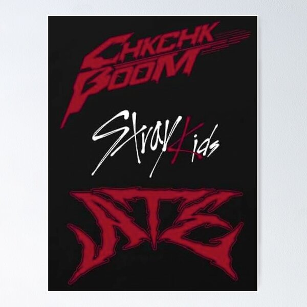 Stray Kids Chk Chk Boom SKZ poster ot8 kpop stay