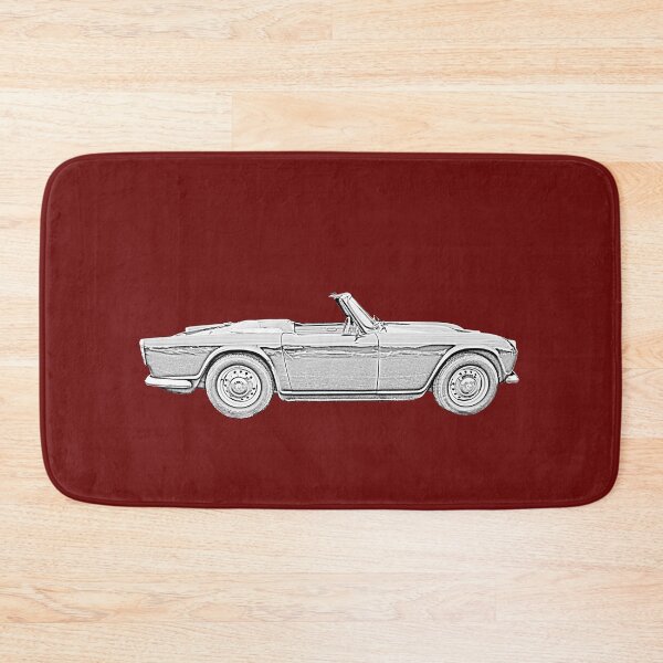 Item preview, Triumph TR4 1960s classic car side view monochrome designed and sold by soitwouldseem.