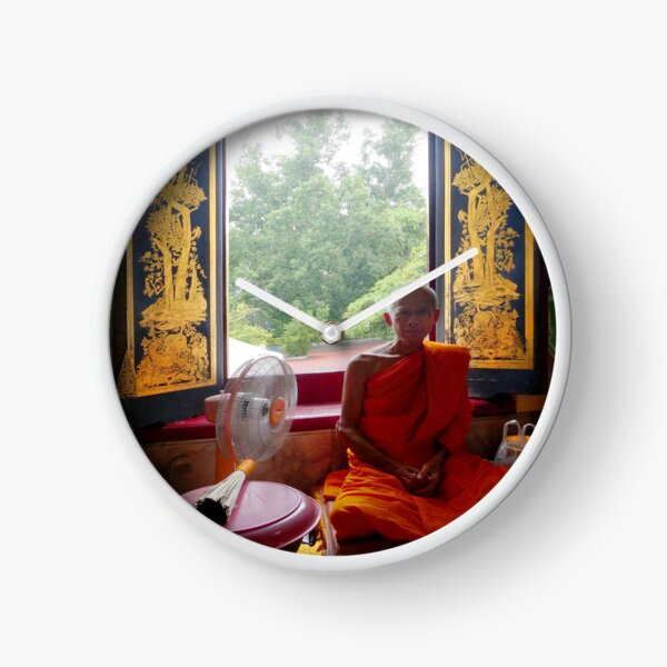 Item preview, A Buddhist Monk at the Phra Pathom Chedi Temple, Thailand designed and sold by JonDelorme.