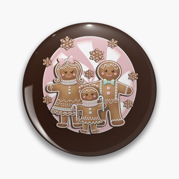 Item preview, Christmas Pastel Pink Gingerbread designed and sold by tamdevo1.