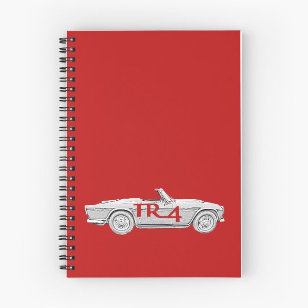 Item preview, Triumph TR4 1960s classic car side view monochrome with emblem designed and sold by soitwouldseem.