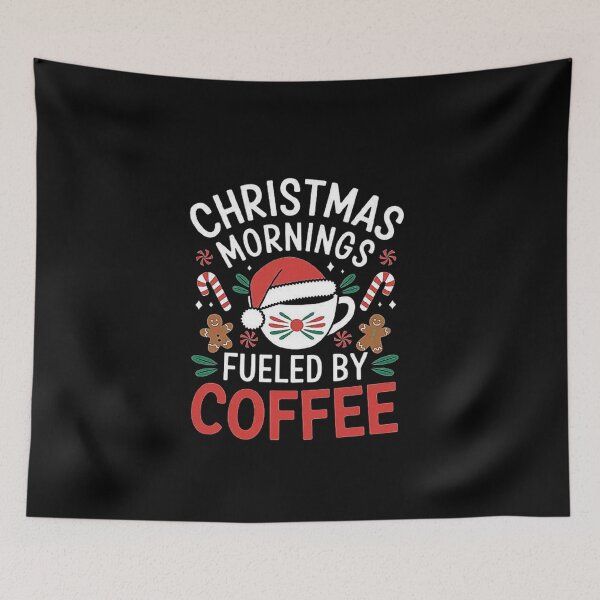 Item preview, Festive Christmas Coffee and Holiday Mornings - Cozy Winter Celebration with Gingerbread Men, Candy Canes, and Perfect Christmas Gifts for Coffee Lovers, Moms, Dads, and Family Gatherings designed and sold by love3617.