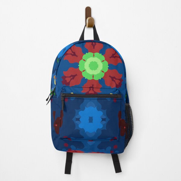 Item preview, Retro Mandala Blue Red and Green designed and sold by WormholeOrbital.