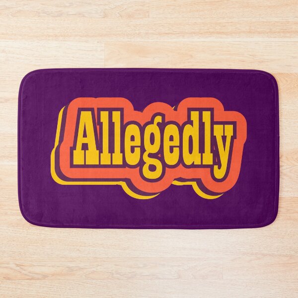 Item preview, Allegedly Retro Typography, Vintage Slang Word designed and sold by ArtNoveltee.