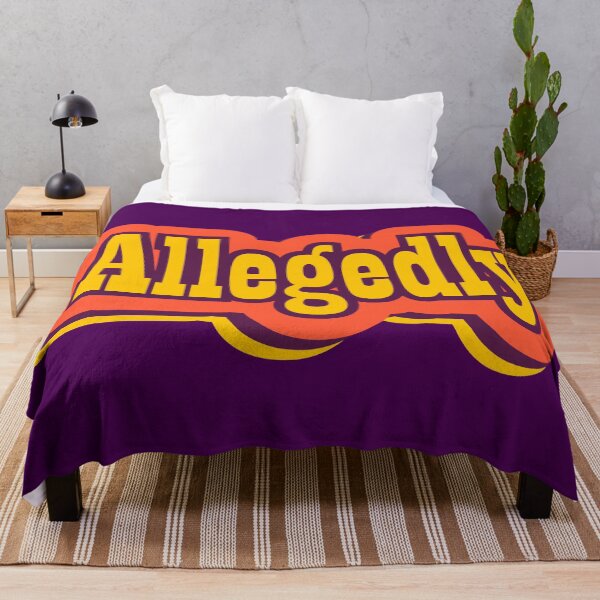 Item preview, Allegedly Retro Typography, Vintage Slang Word designed and sold by ArtNoveltee.