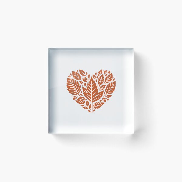 Item preview, Autumn Heart Leaves  designed and sold by stylishdzign.