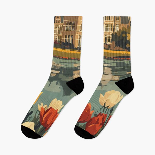 Item preview, The Hague Netherlands Travel Art Vintage designed and sold by KrisSidDesigns.