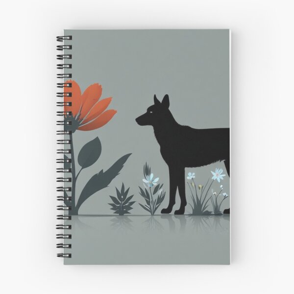 Item preview, Dog staring at colourful plant designed and sold by Josejuju.