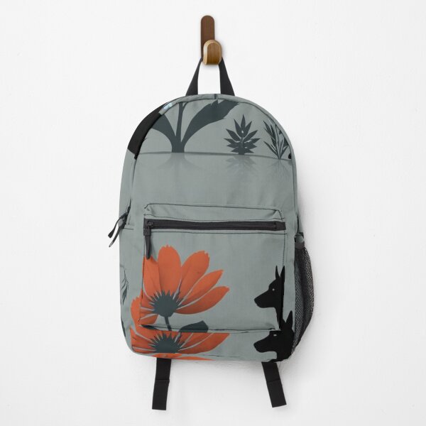 Item preview, Dog staring at colourful plant designed and sold by Josejuju.