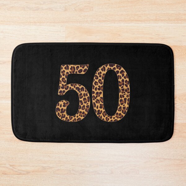 Item preview, 50th Birthday, leopard print number 50, designed and sold by iclipart.