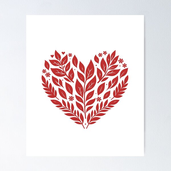 Item preview, Fall Heart Leaves  designed and sold by stylishdzign.