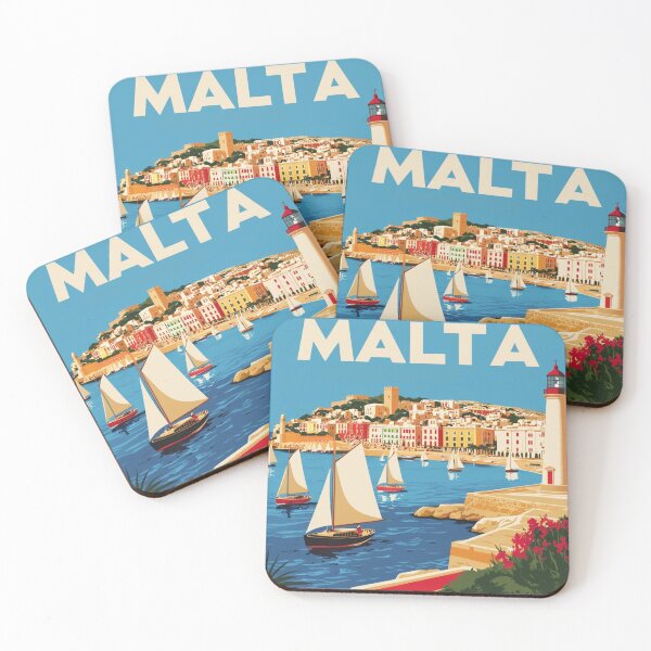 Item preview, Malta Travel Poster designed and sold by CaliforniaDi.