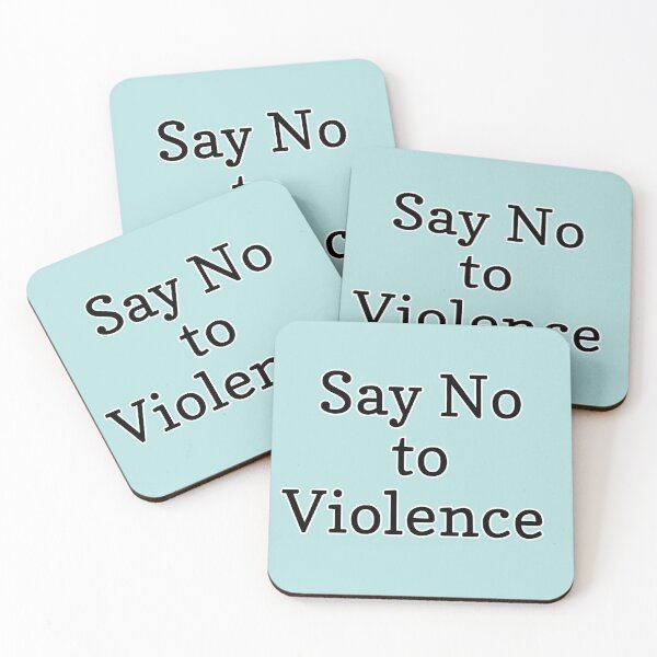 Item preview, Say No to Violence. designed and sold by PixelParinda.